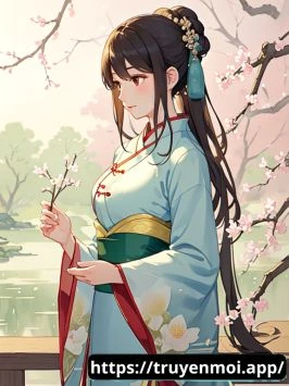 Cành Hoa Lê Áp Hải Đường