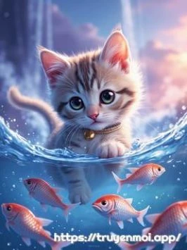 Mèo Con Thích Ăn Cá Lớn