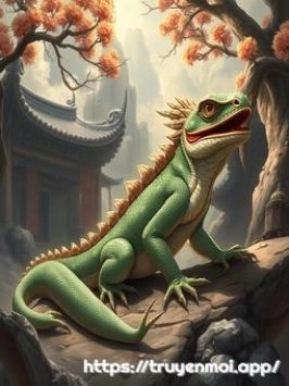 Bìa truyện Tôi Chuyển Sinh Thành 1 Chú Thằn Lằn "Vô Hại"